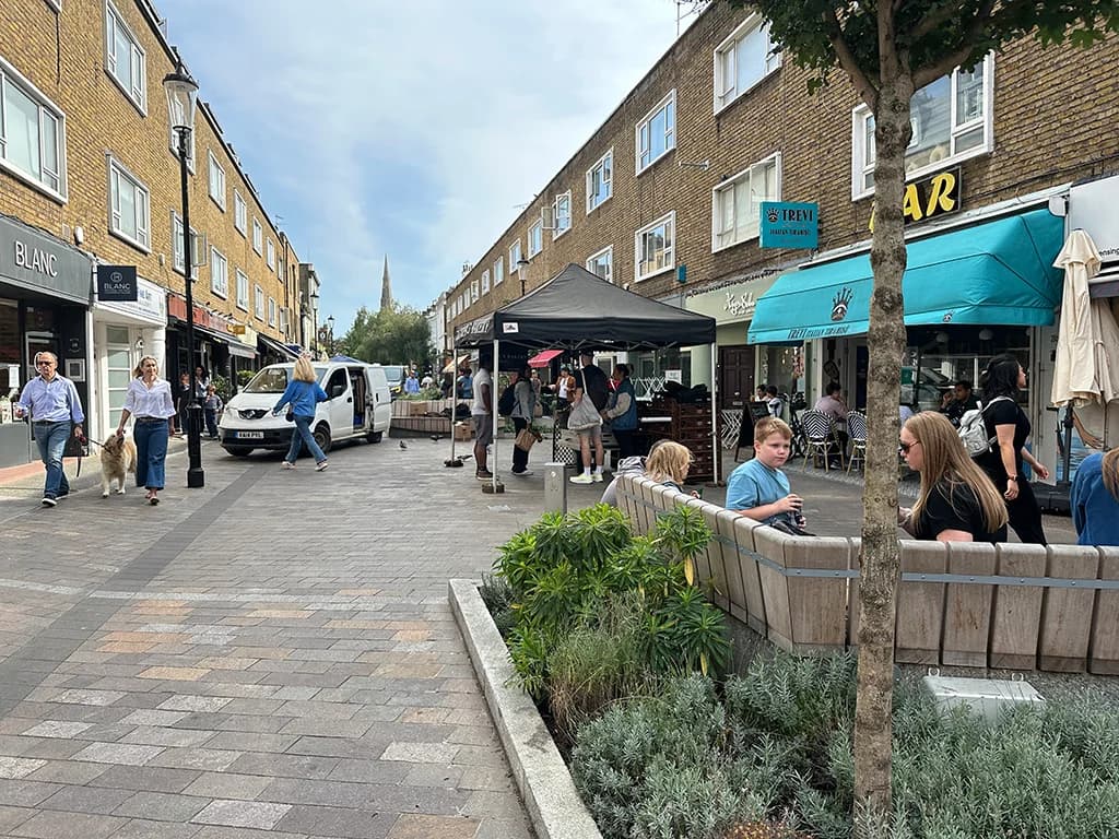 Setup location for South Kensington